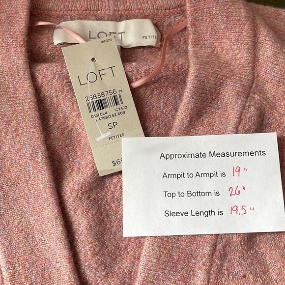 LOFT Petite  NWT cardigan size XSP - Picture 4 of 4